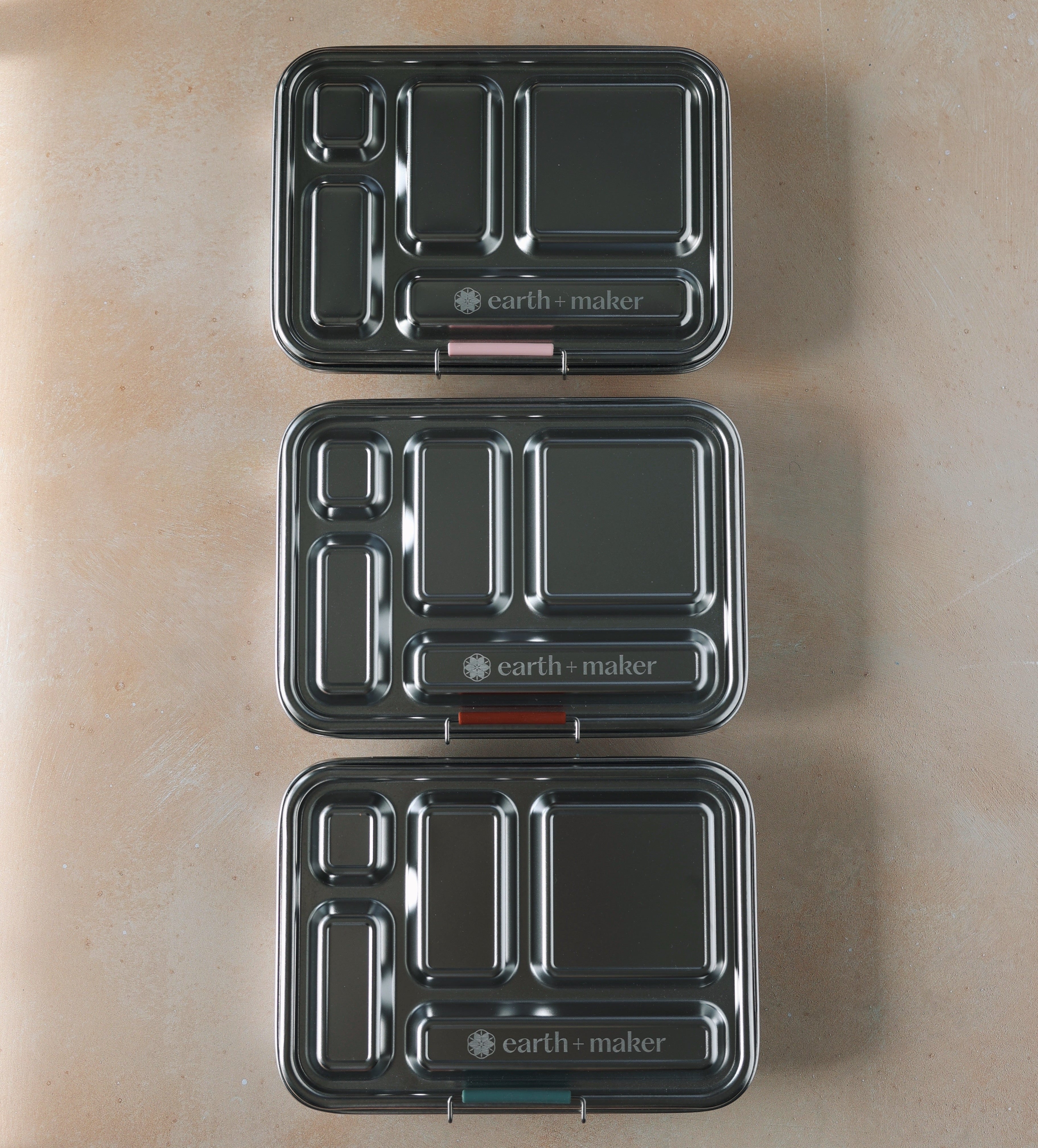 Earth & Maker Stainless Steel Lunchbox 3 Bundle Savings