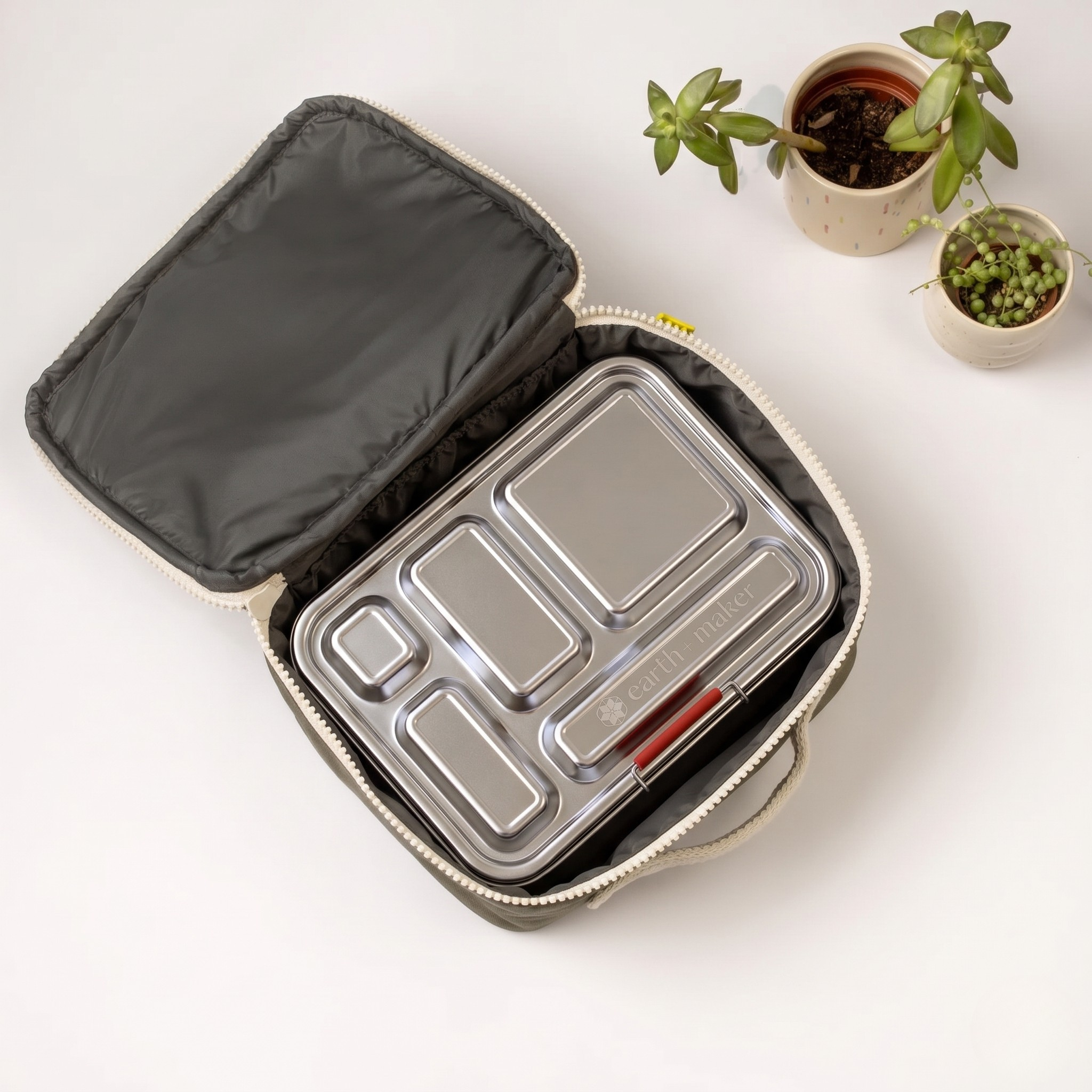 The Organic Square Lunch Bag